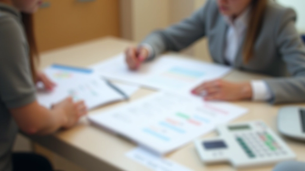 Documents de budget logement avec calculs et formules, environnement de travail