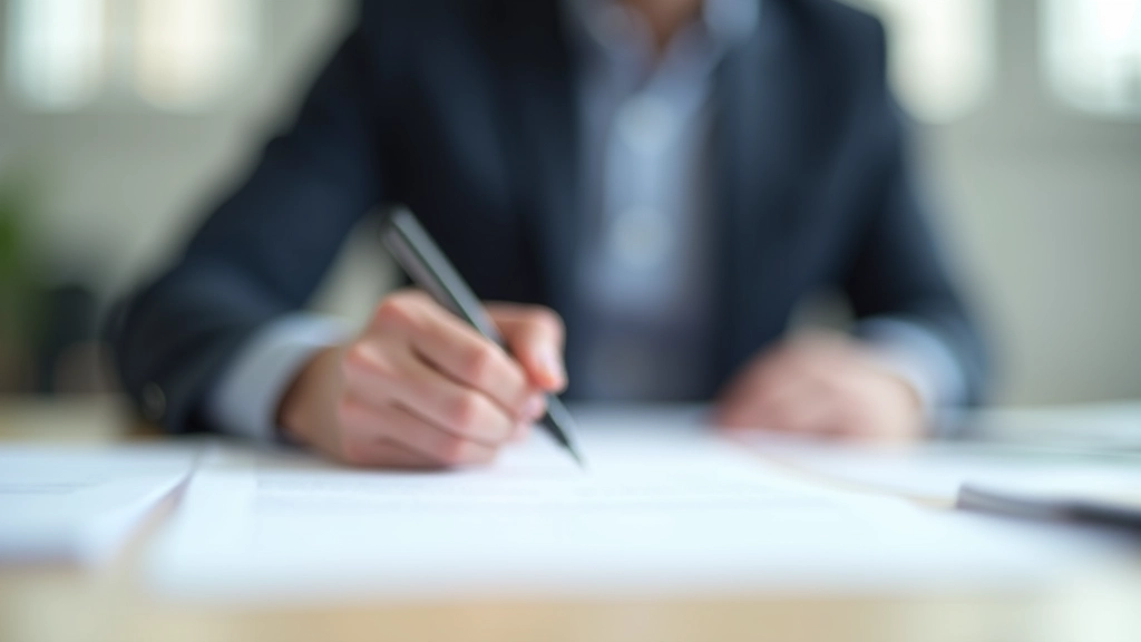 Personne annotant sa quittance pour vérifier les charges